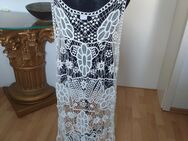 NEU Häkel Weste 100% Baumwolle Shirt Kleid L 40 creme - Haan