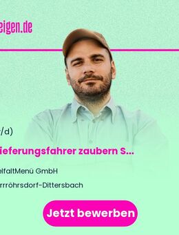 Auslieferungsfahrer (m/w/d) zaubern Sie ein Lächeln auf die Gesichter unserer kleinen Gäste! - Dürrröhrsdorf-Dittersbach