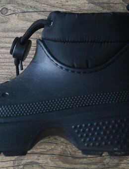 Crocs Stiefel Boots Schneestiefel mit Fell gefüttert Vegan Regenstiefel wasserdicht 37 neu - Hoppegarten