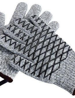 Maximex Grillhandschuhe 2in1, (Set, 2-tlg), Schnittschutzhandschuhe für Herren, hitzebeständige Küchenhandschuhe