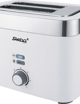 Steba Toaster TO 10 Bianco, 2 kurze Schlitze, 930 W