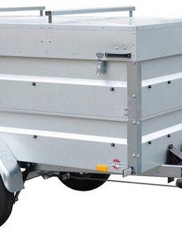 STEMA PKW-Anhänger BASIC 850 COC, max. 593 kg, inkl. Bordwandaufsatz und Deckel