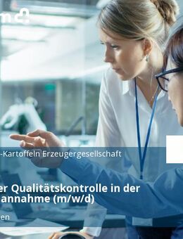 Mitarbeiter Qualitätskontrolle in der Rohwarenannahme (m/w/d) - Wildeshausen