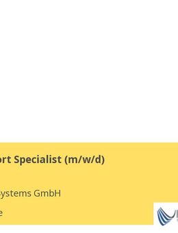 Sales Support Specialist (m/w/d) - Karlsruhe