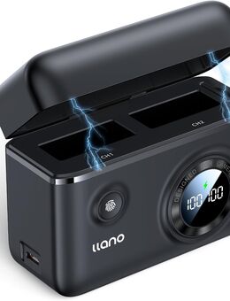 llano LP-E8 Akku Ladegerät 18W Schnellladegerät mit 2 USB-C für C - Berlin Neukölln