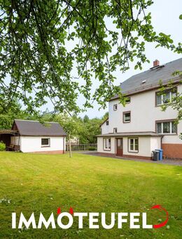 Ihr neues Zuhause in ruhiger Lage: gepflegtes EFH mit großem Grundstück und Hobbyraum in Erlbach-Kirchberg - Lugau (Erzgebirge)