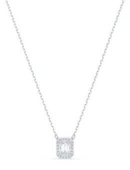 Swarovski Kette mit Anhänger Una Millenia Dc, mit Swarovski® Kristall, Swarovski® Zirkonia (synth)