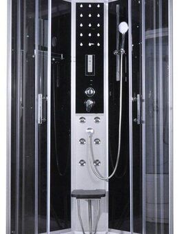 Sanotechnik Komplettdusche Dream, BxT: 90x90 cm, Sicherheitsglas, 1-tlg., mit Sitz
