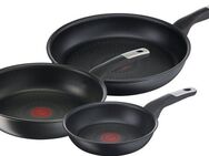 Tefal Pfannen-Set Unlimited On, Aluminium (Set, 3-tlg., 1x Bratpfanne Ø 24 cm, 1x Bratpfanne Ø 28 cm, 1x Wok Ø 28 cm), Aluminium, Antihaft, Thermo-Signal, alle Herdarten, Induktion, Set