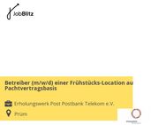 Betreiber (m/w/d) einer Frühstücks-Location auf Pachtvertragsbasis - Prüm
