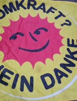 große Fahne Atomkraft Nein Danke - Argenschwang