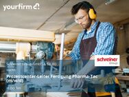 Prozesscenter-Leiter Fertigung Pharma-Tac (m/w/d) - Dorfen