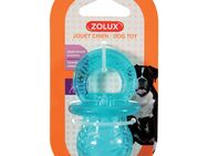 Zolux Hundespielzeug Schnuller Pop, blau - L 4,5 x B 4,5 x H 7,7 cm