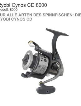Ryobi Cynos CD 8000/ Spinnfischen - Hohenpeißenberg