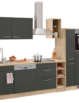 OPTIFIT Küchenzeile Kalmar, Breite 300 cm, wahlweise mit E-Geräten, mit Arbeitsplatte