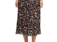 Betty&Co Midirock Betty & Co Plisseerock mit Animalprint Druck