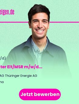 Meister Elt/MSR m/w/d - Jena