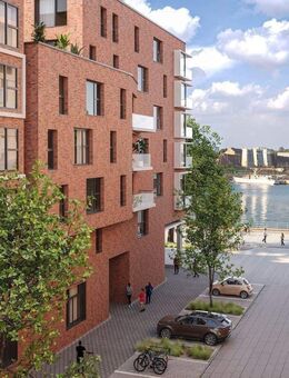 Sehr Attraktive 3 Zimmer-Neubauwohnung mit eigener Dachterrasse in seitlicher Wasserlage - Kiel