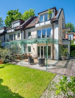 AIGNER - Exklusives Reiheneckhaus am Schlosskanal - Design, Komfort und private Ruhe in Bestlage - München