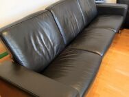 Original Stressless Sofa Echtleder schwarz gut gepflegt - München Thalkirchen-Obersendling