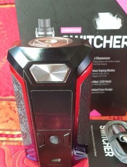 Vapanion Switcher , Schw./ Rot/ Blau. FP. 50€. Top Zustand. Ohne Verdampfer . Akkuträger, E Zigarette, Vape, Dampfer. - Bühl