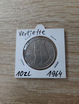 Polen 10 Zloty 1964 Kazimierz Wielki Jagiellonen-Universität. Vertiefte Schrift - Unna