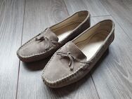 Elegante Damen Wildleder Slipper/Halbschuhe Gr.40 Grau Luftpolster **Anschauen** - Köln