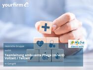 Teamleitung ambulante Pflege (m/w/d) Vollzeit / Teilzeit - Gangelt