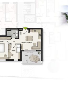 Moderne Neubauwohnung mit 3 Zimmern und Balkon: Hier ist Ihr neues Zuhause! - Holzgerlingen