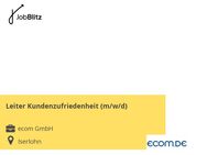 Leiter Kundenzufriedenheit (m/w/d) - Iserlohn