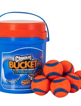 CHUCKIT! Eimer mit 8 Ultra Bällen - 8er Set
