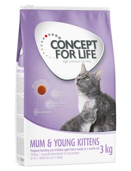 Concept for Life Mum & Young Kittens - Verbesserte Rezeptur! - 3 kg
