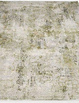 OCI DIE TEPPICHMARKE Teppich BESTSELLER CAVA, rechteckig, Höhe: 8 mm, Glanz Viskose, mit Fransen, Hoch Tief Struktur, Vintage, Wohnzimmer