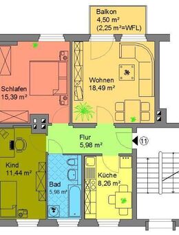 **Superschöne 3-Raum-Wohnung mit Balkon** - Chemnitz