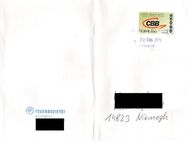 City Brief Bote: MiNr. 12, 02.05.2006, "CBB-Firmenlogo", Wert zu 1,31 EUR, Ganzstück (Umschlag), Rechteckstempel, echt gelaufen - Brandenburg (Havel)