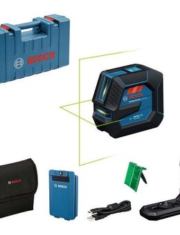 Bosch Professional Linienlaser GLL 20-22 G Professional, Dual Power Source