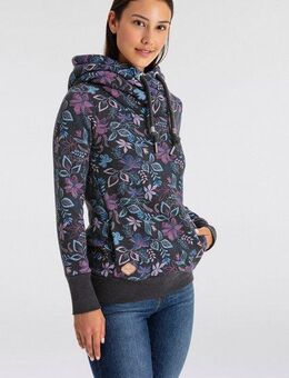 Ragwear Kapuzensweatshirt GRIPY FLOWERS O Hoodie mit floralem All Over-Druck