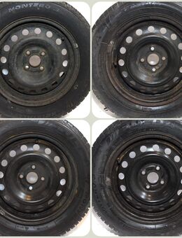 Mazda-2 DJ DL Stahl-Felgen LK 4x100 ET36 Winter-Reifen 185/65 R15 - Nottuln