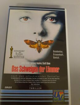 Das Schweigen Der Lämmer - FSK16 VHS Video -(Jonathan Demme Film) - Essen