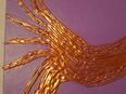 Glänzendes Struktur Bild "Goldene Baum". Metalik Farben Gold und Kupfer auf Violetten Hintergrund. Acryl. Leinwand mit keilramen 30x30 cm. in 72172