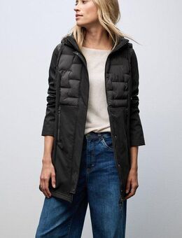 STREET ONE Softshelljacke mit Details und Kapuze mit Tunnelzug