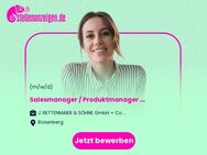 Salesmanager / Produktmanager (m/w/d) - Vertriebsunterstützung für Petfood/Aquafeed Westeuropa - Rosenberg (Regierungsbezirk Stuttgart)