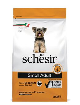 Schesir Dog Small Adult mit Huhn - Sparpaket: 2 x 2 kg