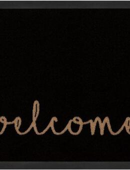 HANSE Home Fußmatte Cozy Welcome, Türmatte, rechteckig, Höhe: 5 mm, Waschbar, Schmutzfangmatte, Outdoor, Innen, Rutschfest, Wetterfest