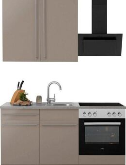 wiho Küchen Küchenzeile Chicago, wahlweise mit E-Geräten, Breite 160 cm