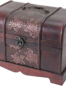 HMF Schatztruhe aus Holz Japan Holztruhe Schatzkiste #6411-130 in 75217