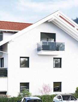 Nr. 7 Etagenwohnung mit Balkon und Ferienwohnung Genehmigung KFW 40 Standard förderfähig - Pfronten