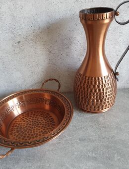 Blumenvase „u. Schale ( Kupfer ) „neuwertig - Dinslaken