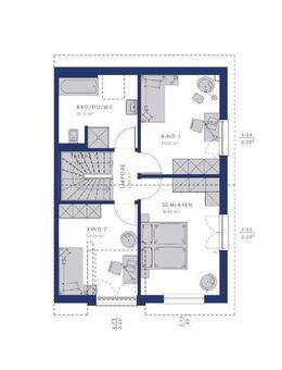 Doppelhaushälfte "CELEBRATION 122V" Variante" als Ausbauhaus in Filderstadt mit Bauplatz - Filderstadt