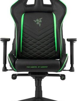 RAZER Gaming-Stuhl Tarok Pro by Zen, PU Kunstleder, 3D-Armlehnen, Lendenkissen und Kopfkissen, bis 130kg